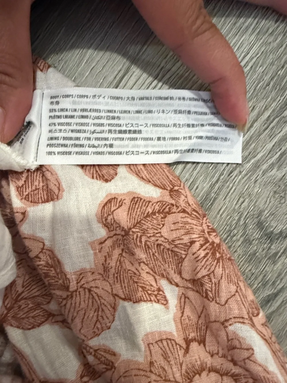 Abercrombie & Fitch Blush Rose Print Maxi Dress