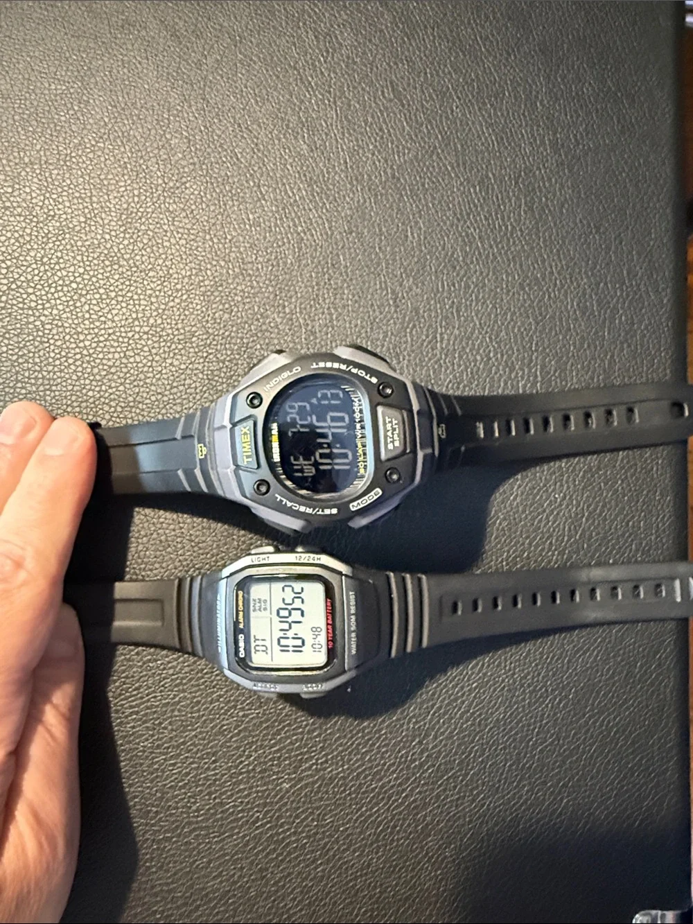 Timex Black Digital Dual Display Sport Watch