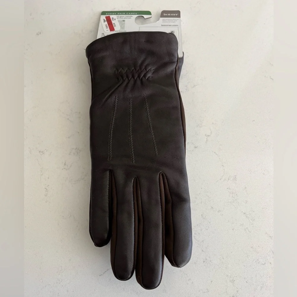 NWT Isotoner Women’s Leather Gloves