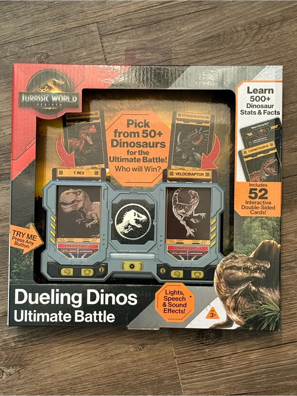 Jurassic World Dueling Dinos Ultimate Battle - Gray/Black/Orange