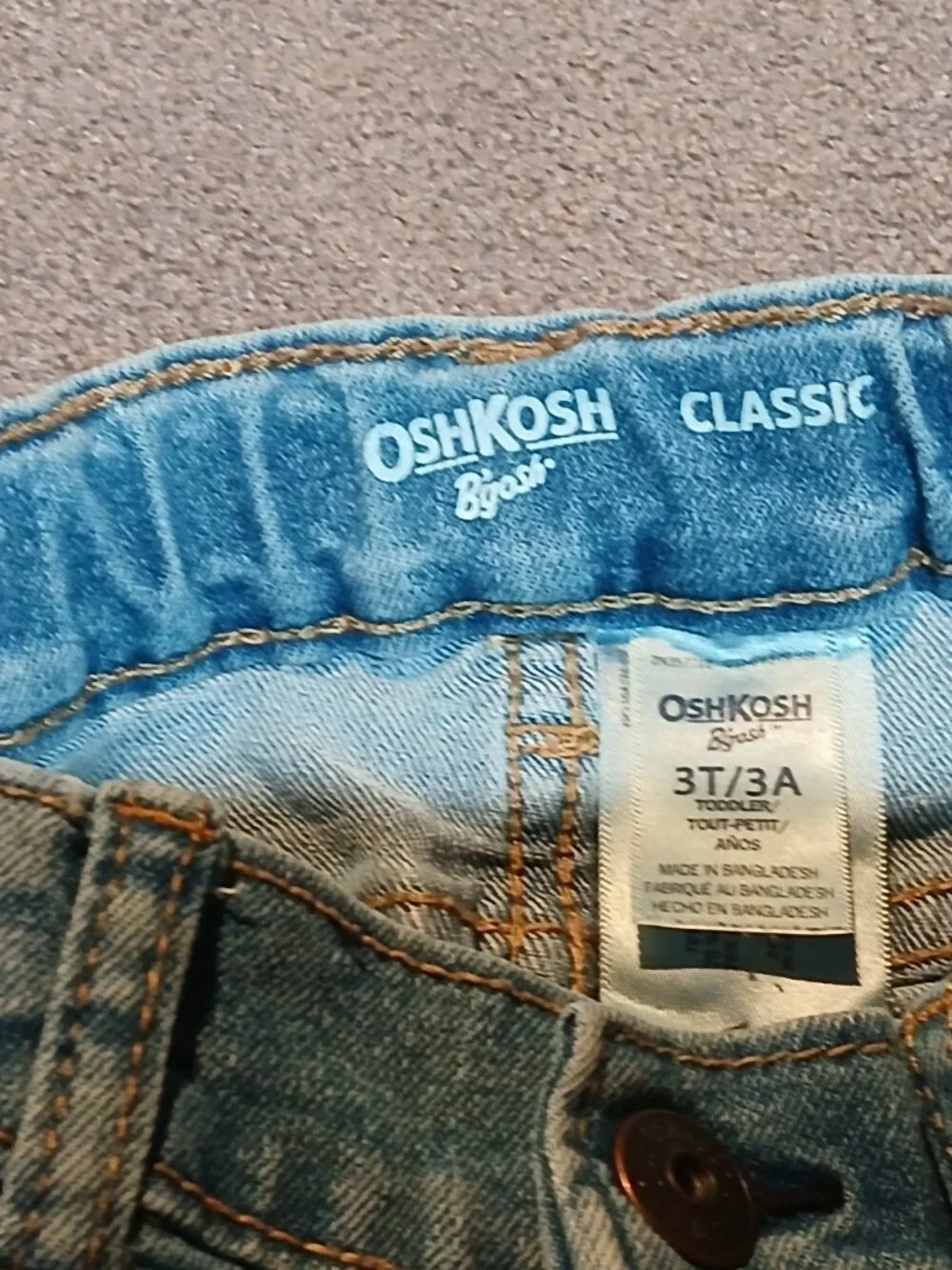OshKosh Bgosh pairs jeans
