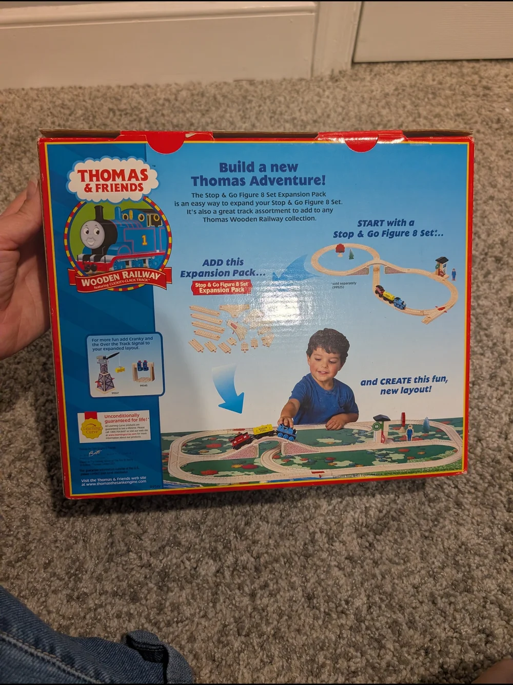 Thomas & Friends Wooden Railway Natural Wood Track Expansion Set - Beige