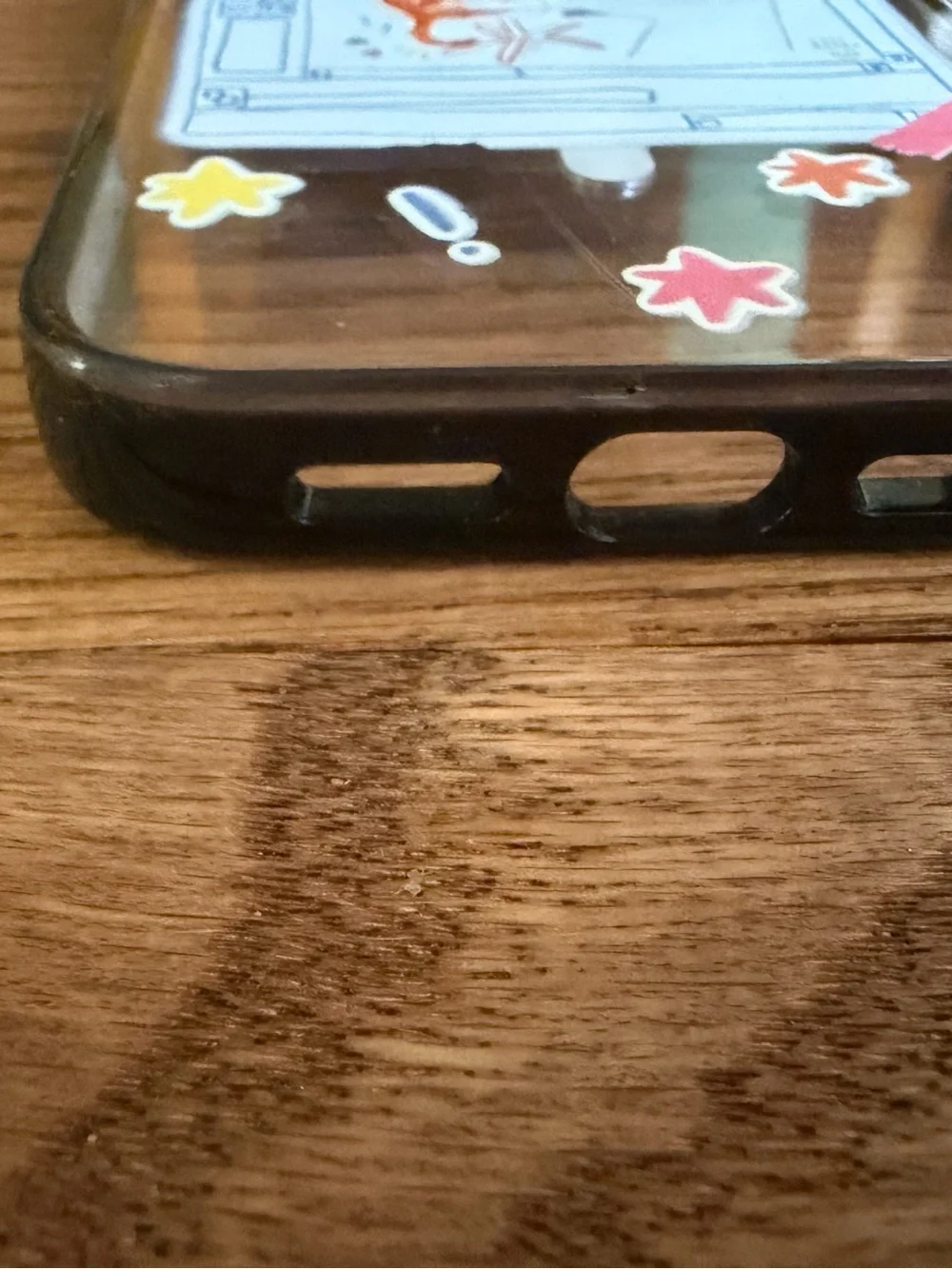 Casetify iPhone 14 Clear Impact Case Black Trim