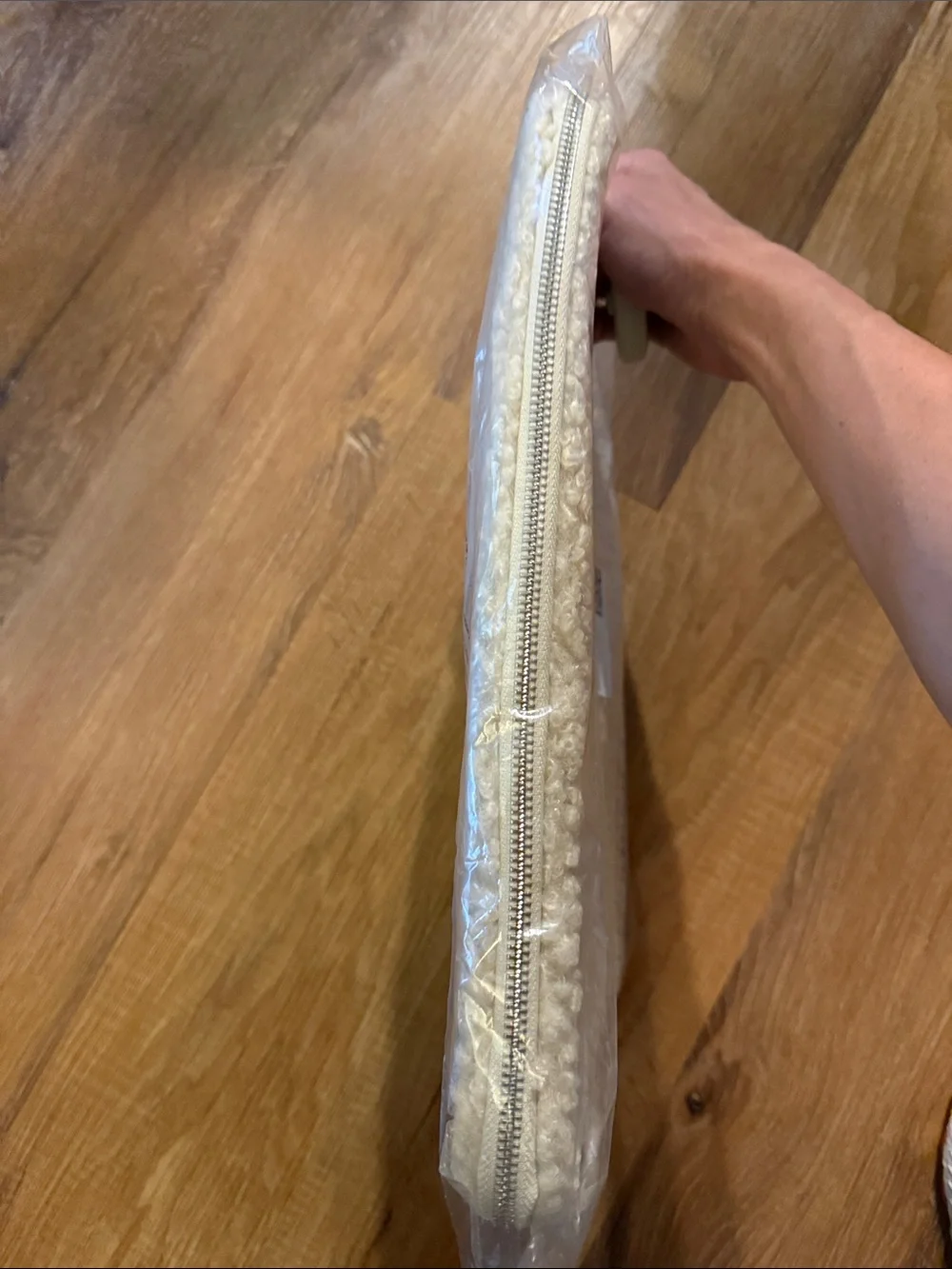H&M Cream Sherpa Tablet Sleeve