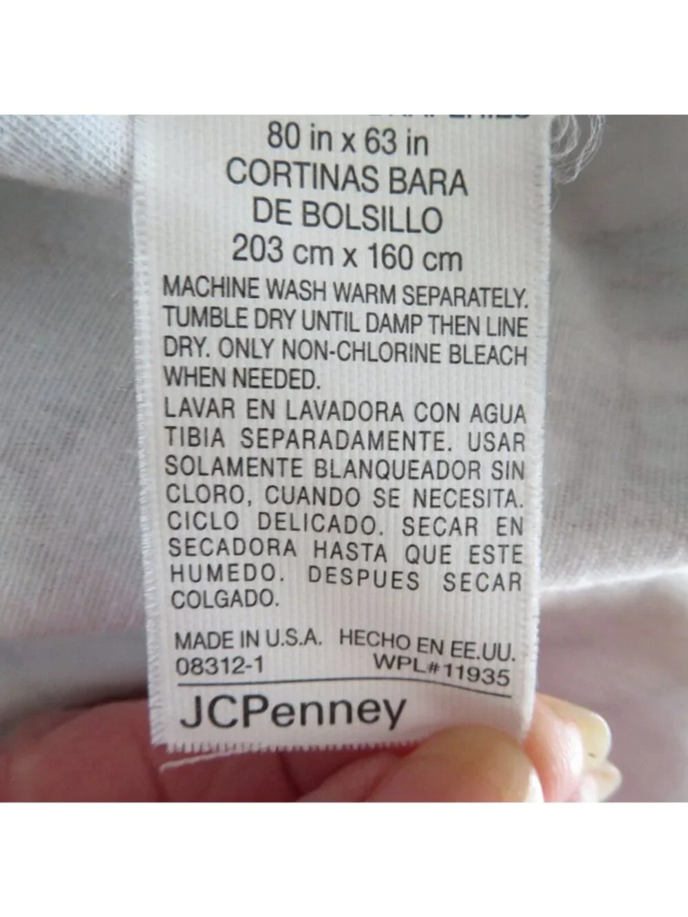 Vintage JCPenney Floral Rod Pocket Draperies 80