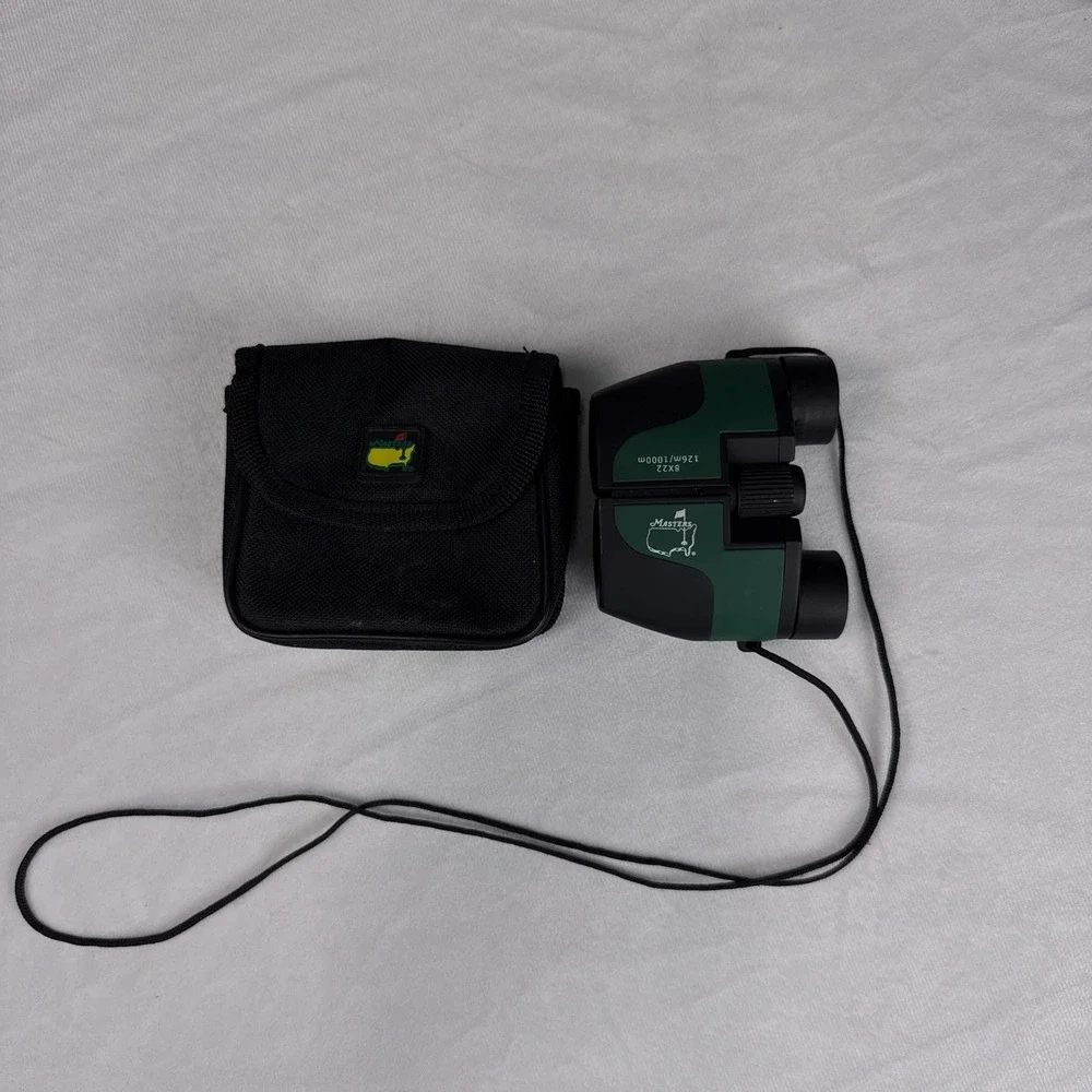 Masters Tournament Binoculars 8x22 Green Black Official Merchandise with Case