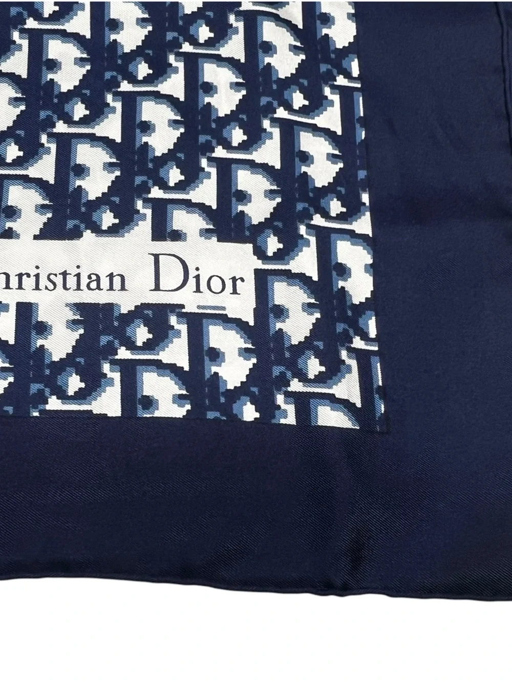 Dior square navy versatile