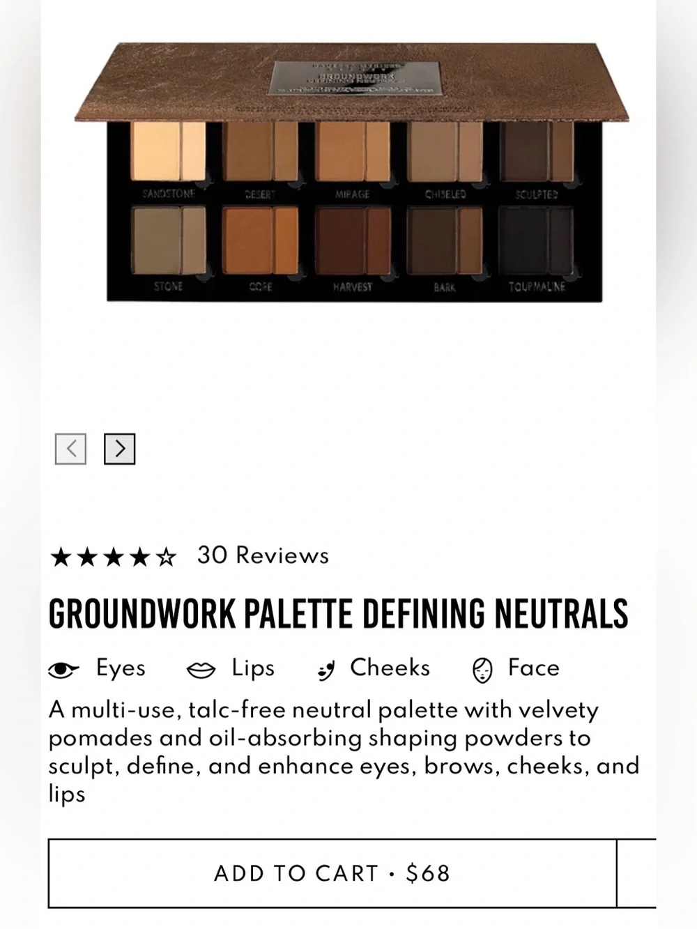 Danessa Myricks Groundwork Palette Defining Neutrals Face & Eye Makeup NWT