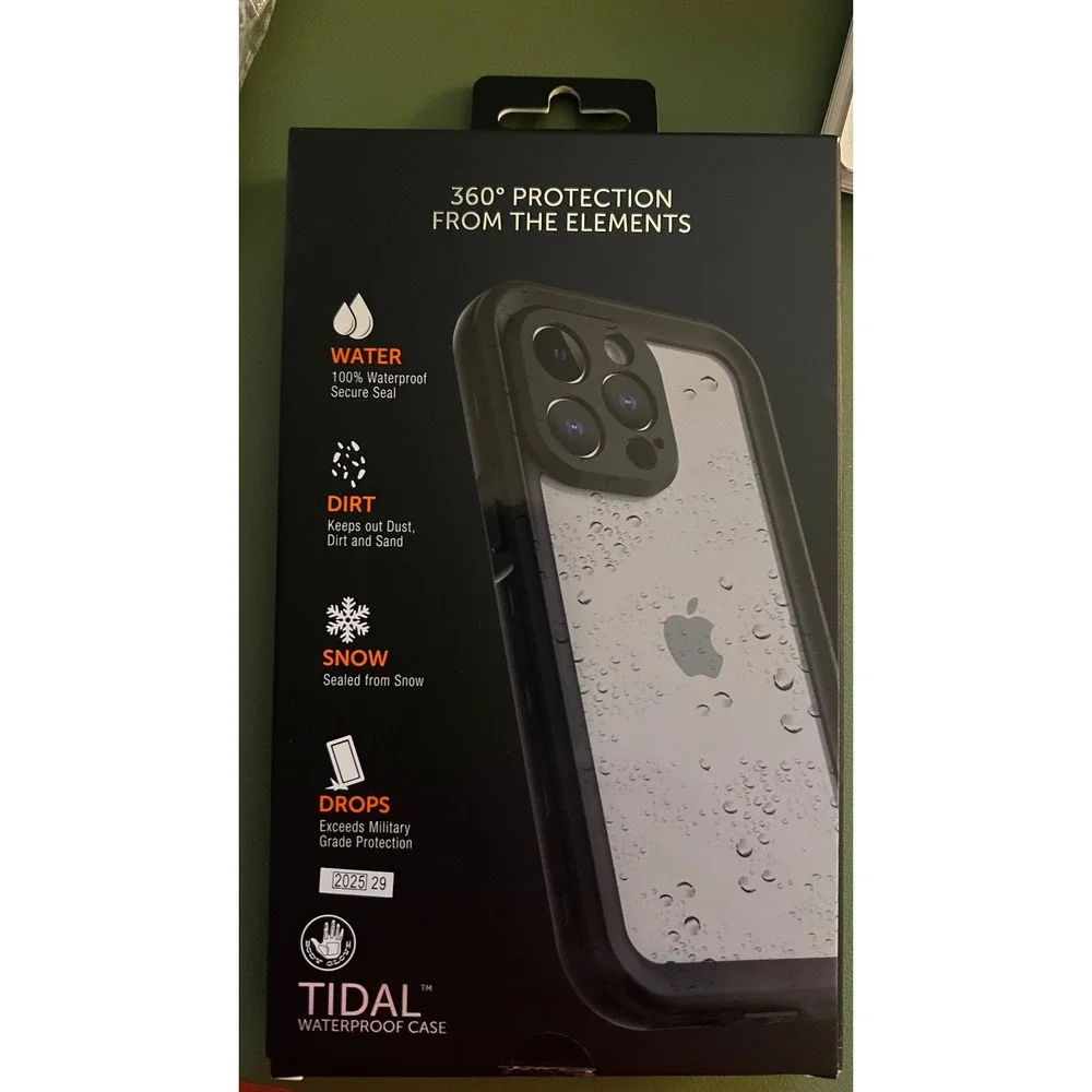 Body Glove Tidal Phone Case iPhone 13 Pro Max Black Waterproof Rugged New