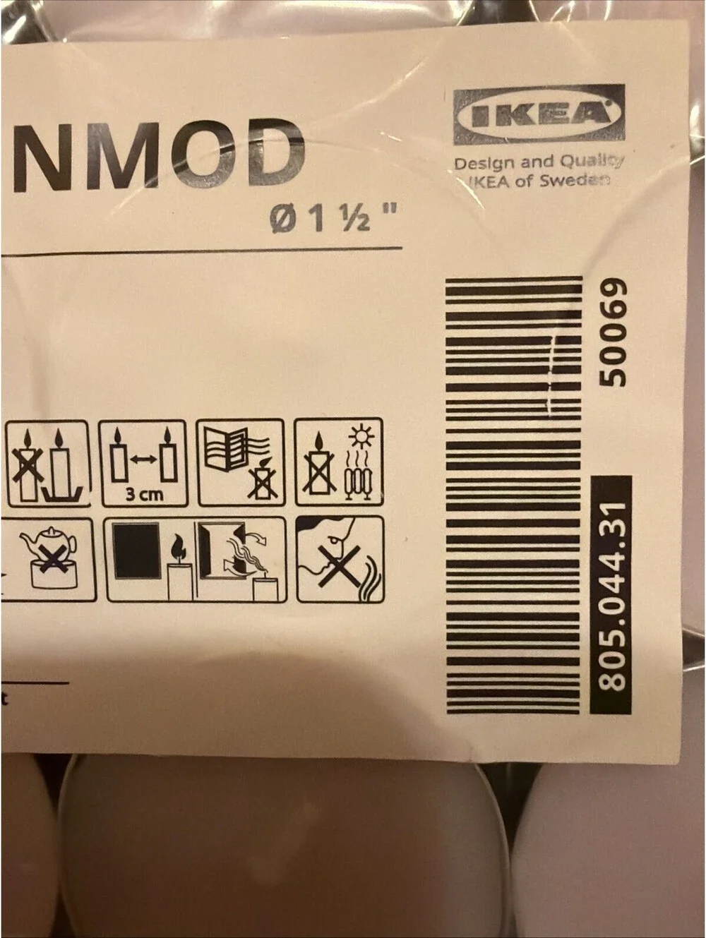 IKEA JÄNNMOD Tea Light Scented Candles 30/pk Each BUNDLE OF 2 NWT Sealed