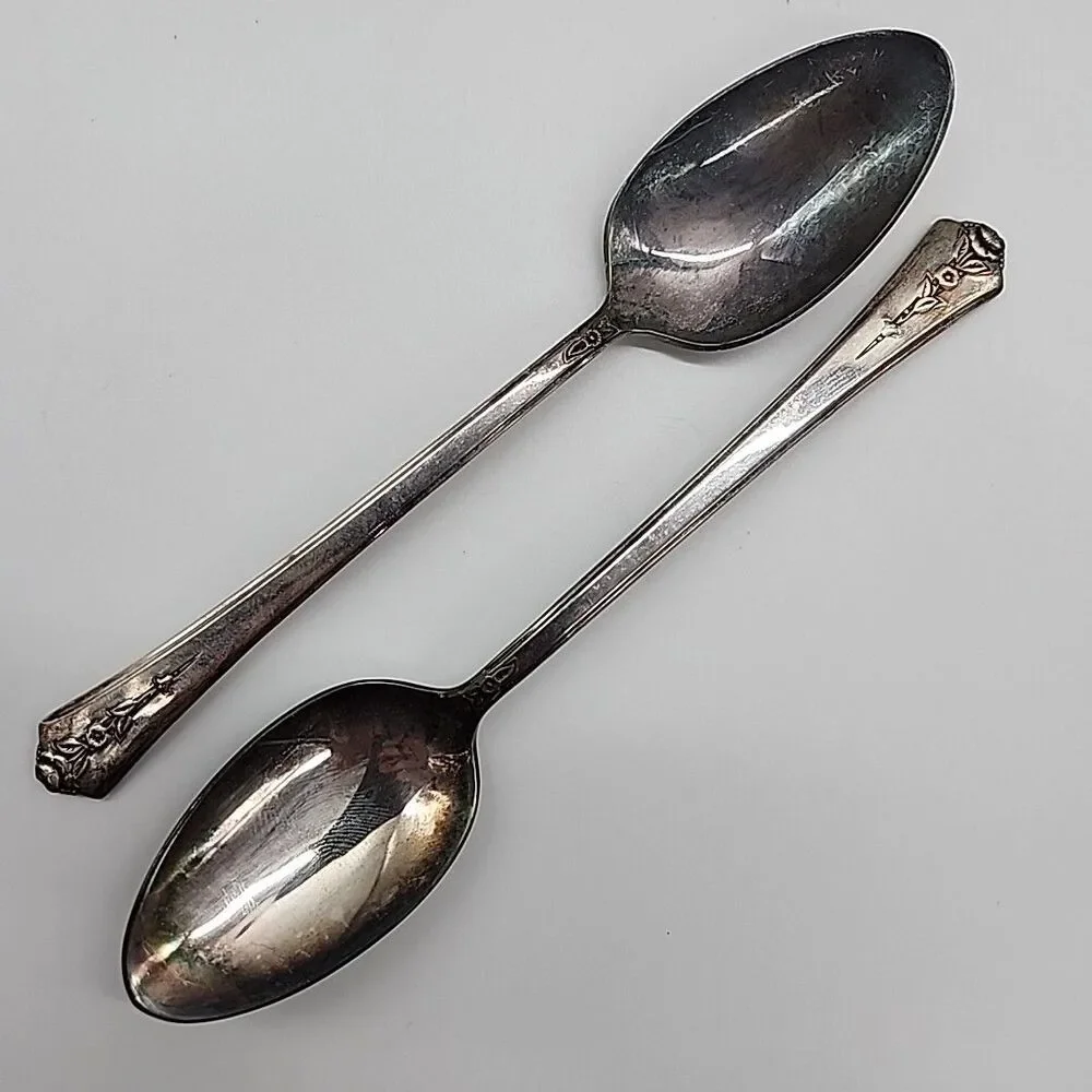 HOLMES & EDWARDS INLAID (IS) SPRING GARDEN ROUND Tea Spoons Replacement
