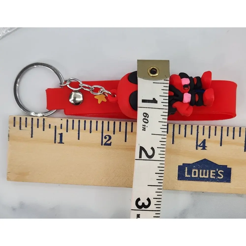 NEW Marvel Avengers Deadpool Superhero Figure Keychain & Strap Bag Charm PVC