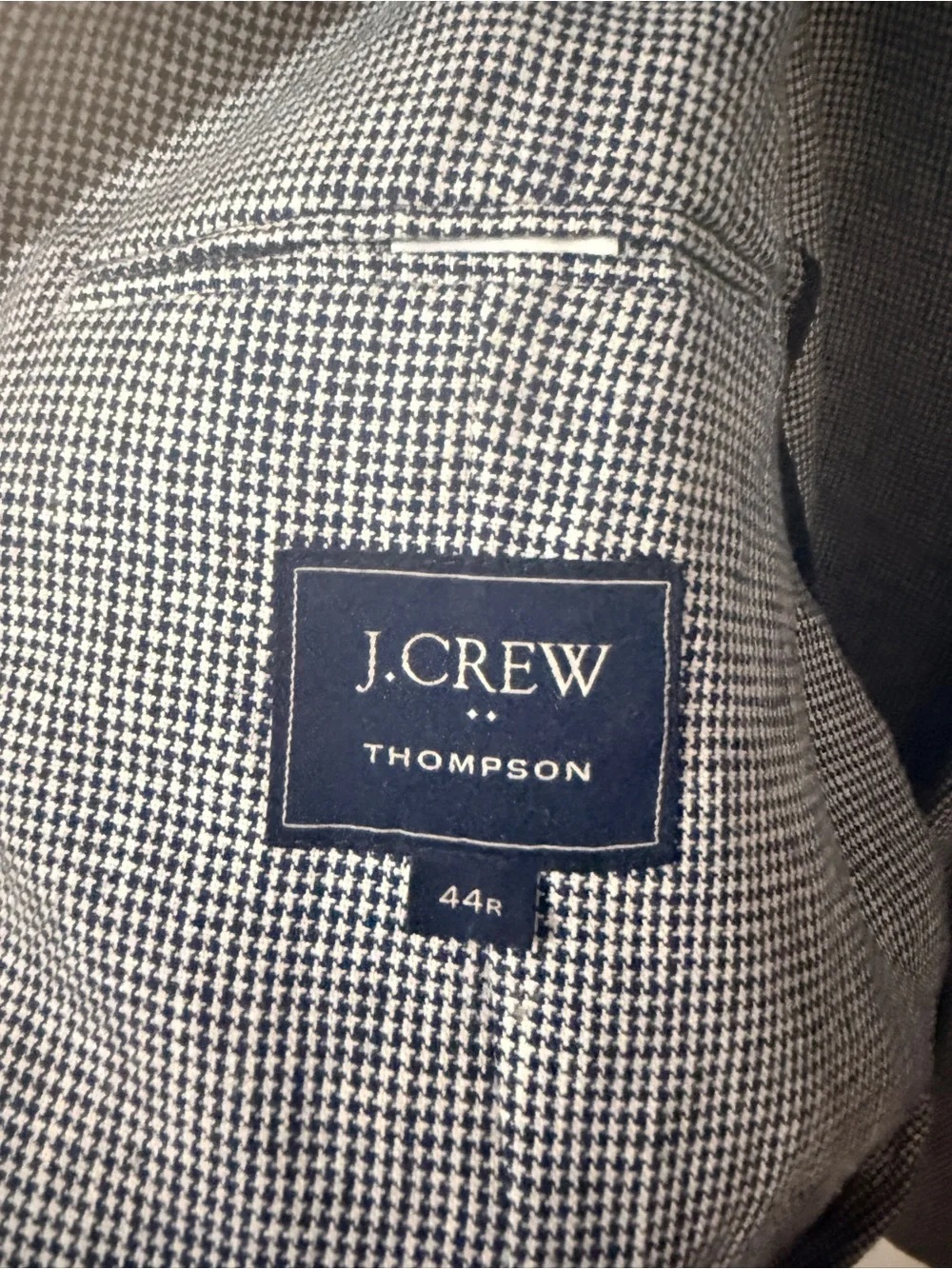J. Crew Men's Blue Textured Linen-Blend Sport Coat