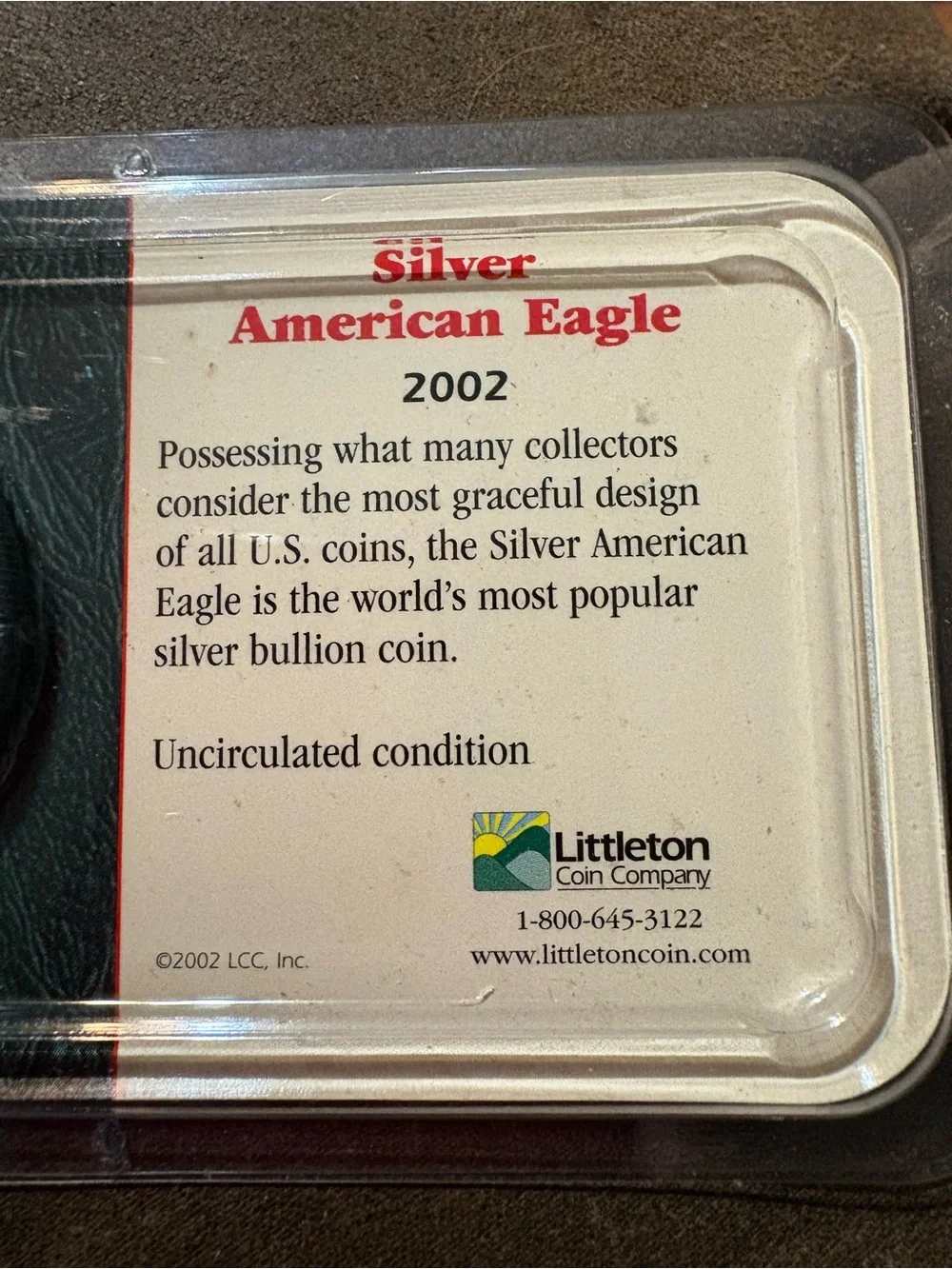 Us Mint durable clear