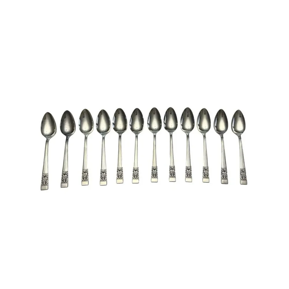 Vintage COMMUNITY Set Of 12 SILVER-PLATED Spoon Set