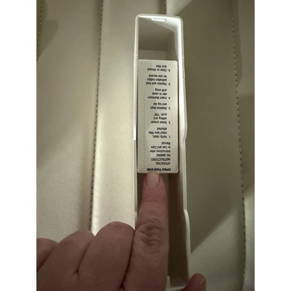 Braun HM-2 Thermoscan Instant Thermometer Child Or Adult White New