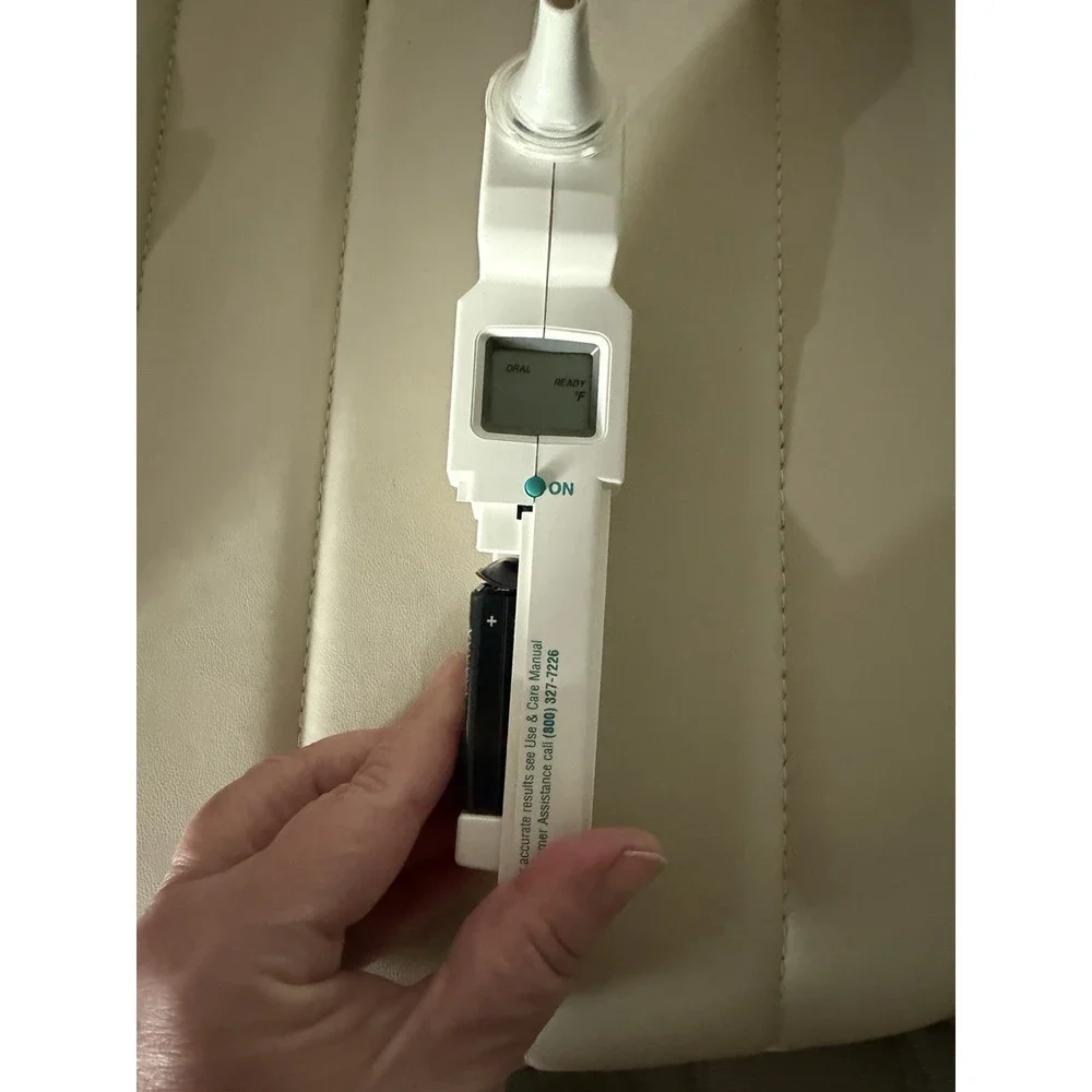 Braun HM-2 Thermoscan Instant Thermometer Child Or Adult White New