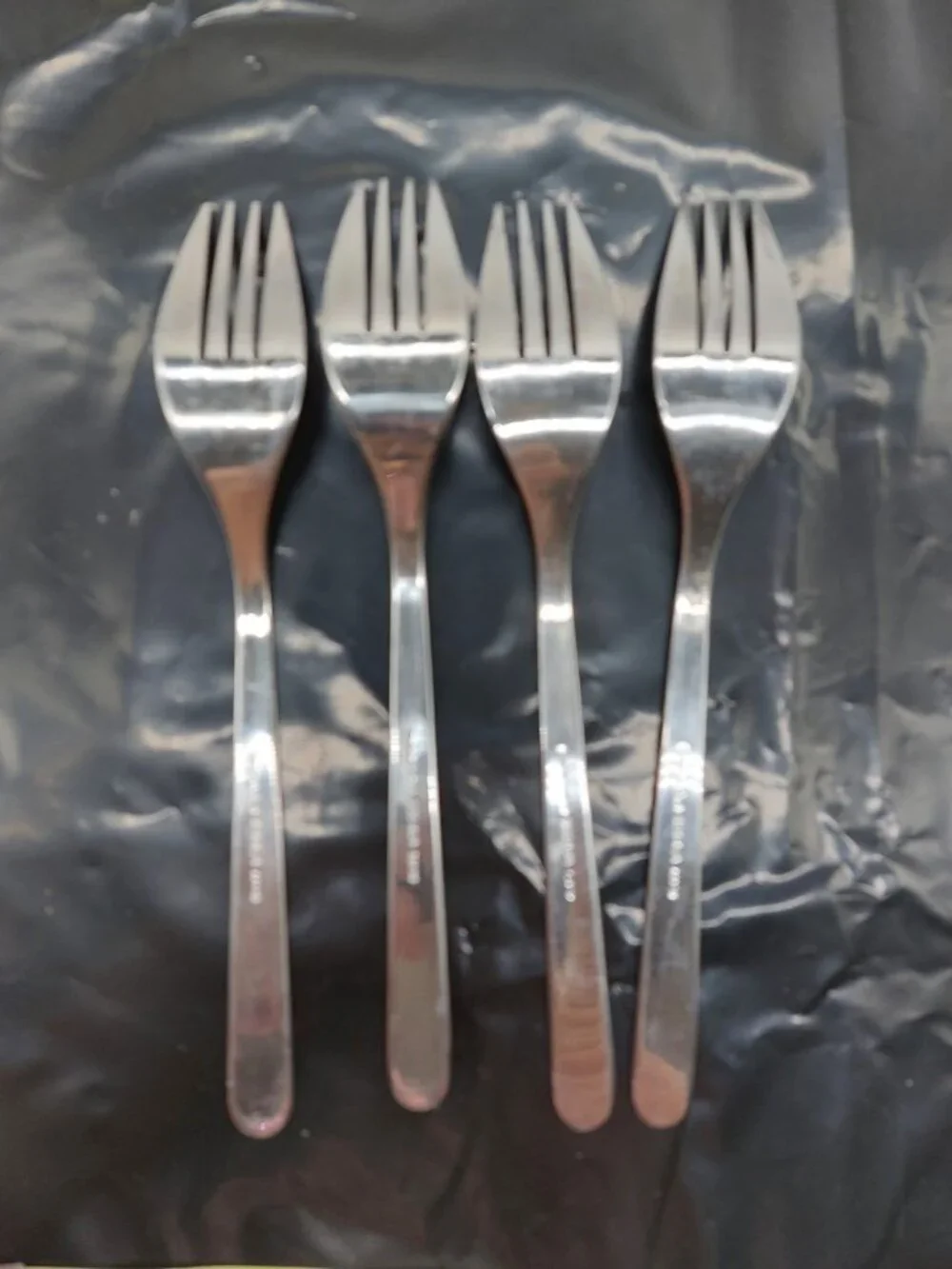 Ikea Flatware 4 Dinner Forks 7.5