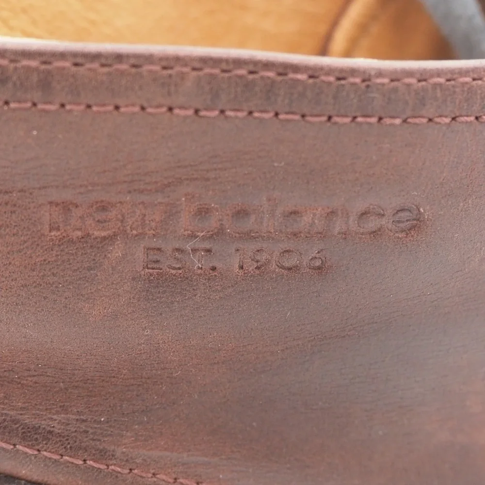 New Balance 3020 Leather Chukka Boot Mens US 13 Bitter Chocolate Brindle Leather