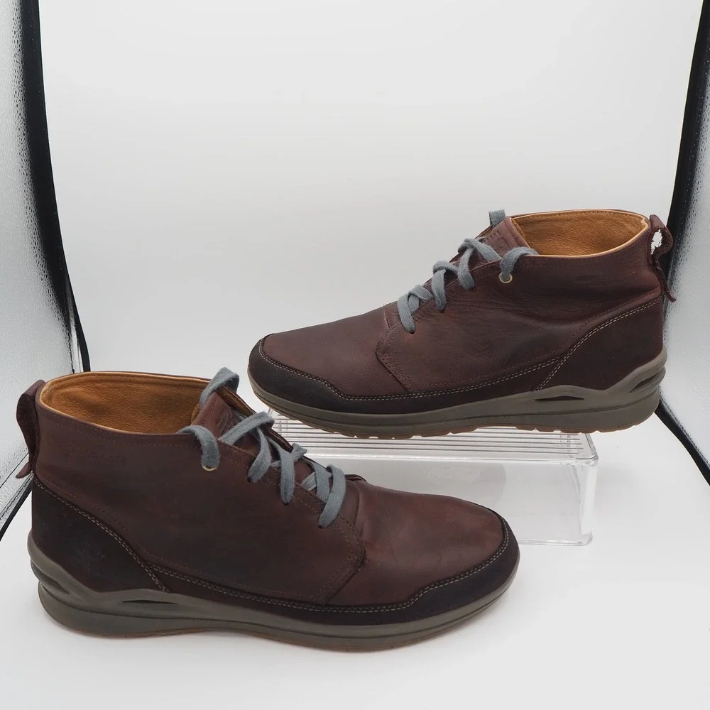 New Balance 3020 Leather Chukka Boot Mens US 13 Bitter Chocolate Brindle Leather