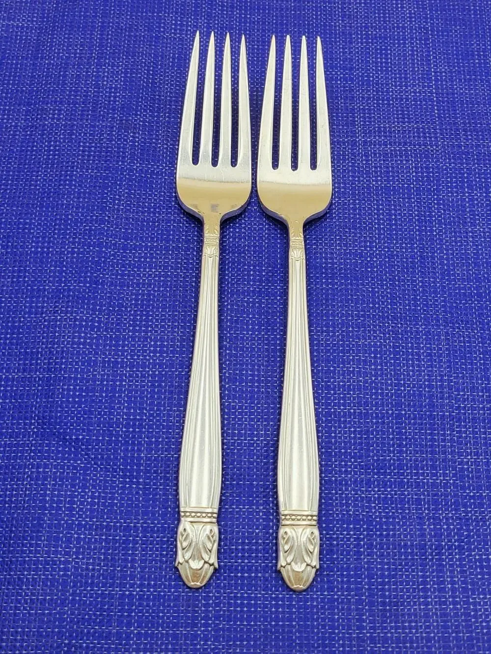 Holmes & Edwards International Silver 1938 Danish Princess Dinner Fork Set of 2