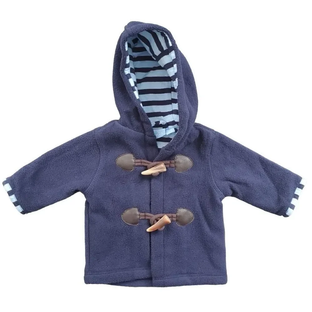 Children's Place Fleece Jacket Coat 0-3 months Navy‎