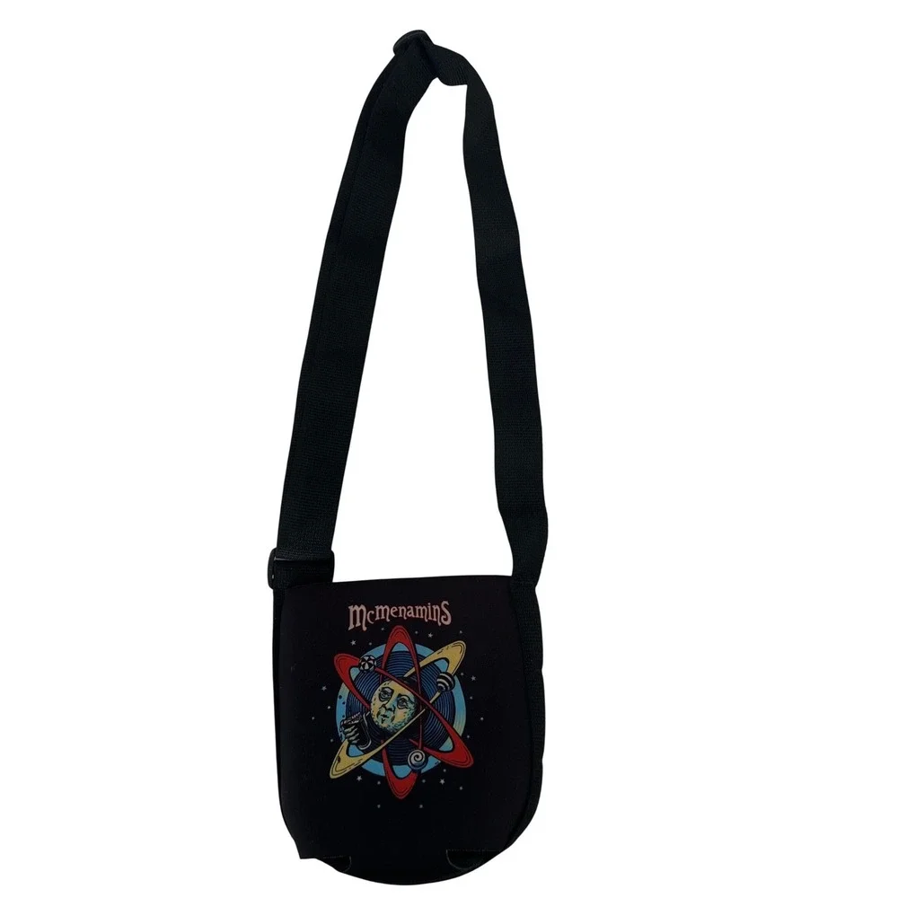 McMenamins Atom Growler Bag Black Neoprene Insulated Carrier‎ Adjustable Strap