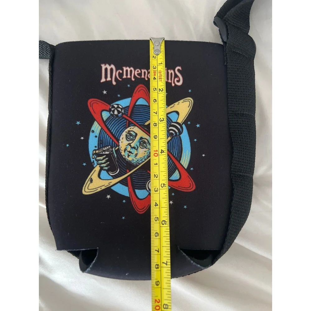 McMenamins Atom Growler Bag Black Neoprene Insulated Carrier‎ Adjustable Strap