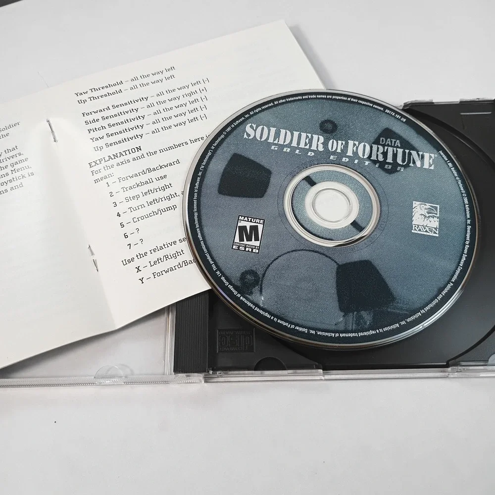 Operation Soldier of Fortune Gold Edition PC 2000 Game with key