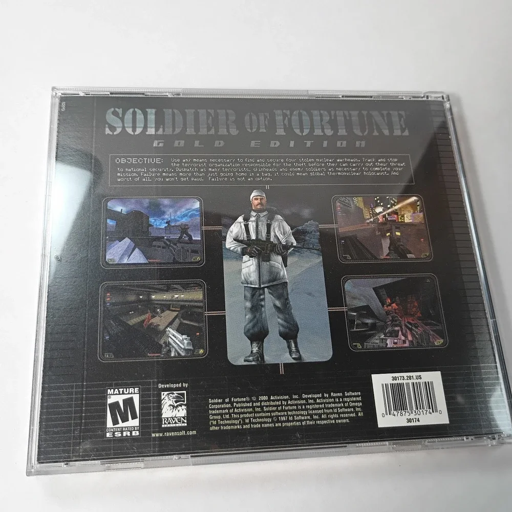 Operation Soldier of Fortune Gold Edition PC 2000 Game with key