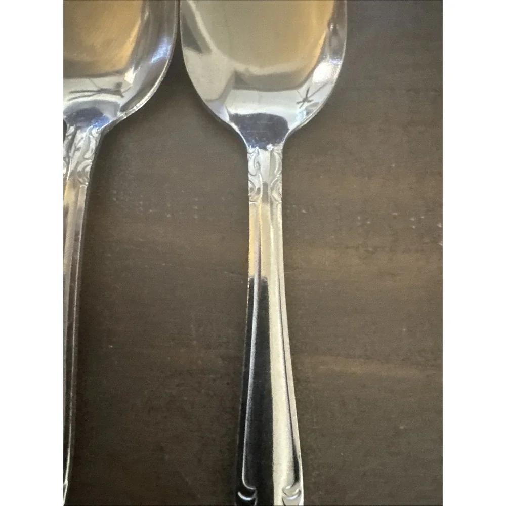 ADC8 Adcraft Stainless Steel Teaspoon Japan - Lot of 8 Replacements Flatware‎