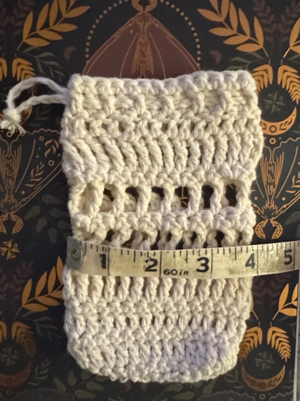 100% cotton Handmade soap bag