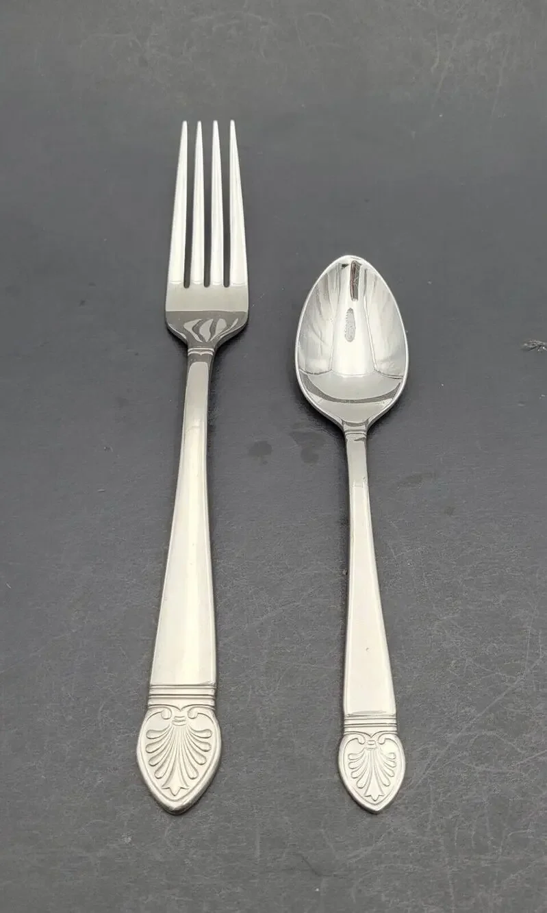 Vintage Lenox Hannah Forks & Tea Spoon Silverware Stainless From 1999