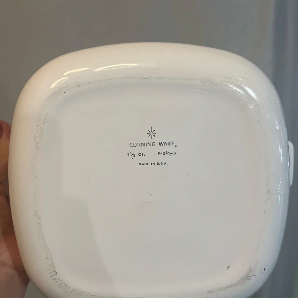 Corningware stylish white