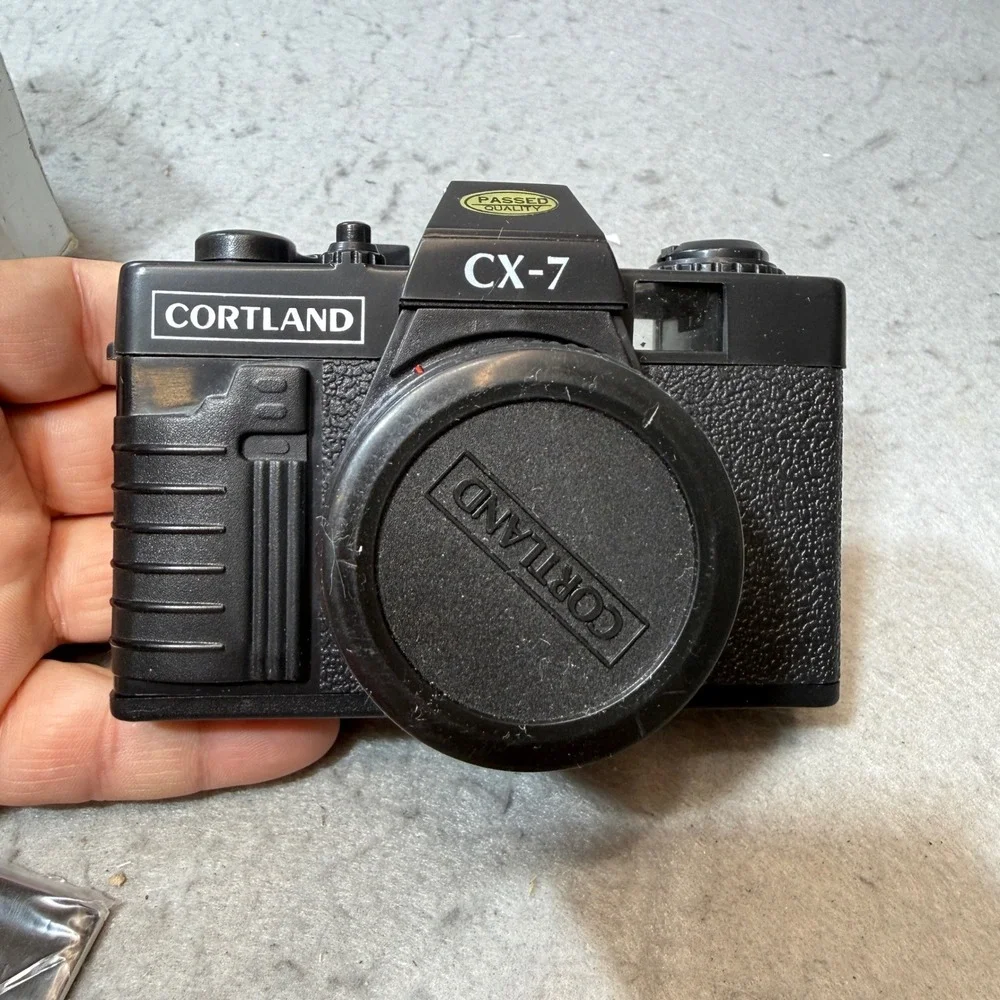 Cortland CX-7 35mm Film Camera Unisex OS Black Good Vintage Point and Shoot