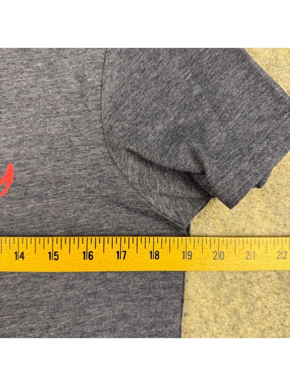 J. Crew Graphic Tee Shirt Heather Dark Blue Red Crab Men Size Small 915