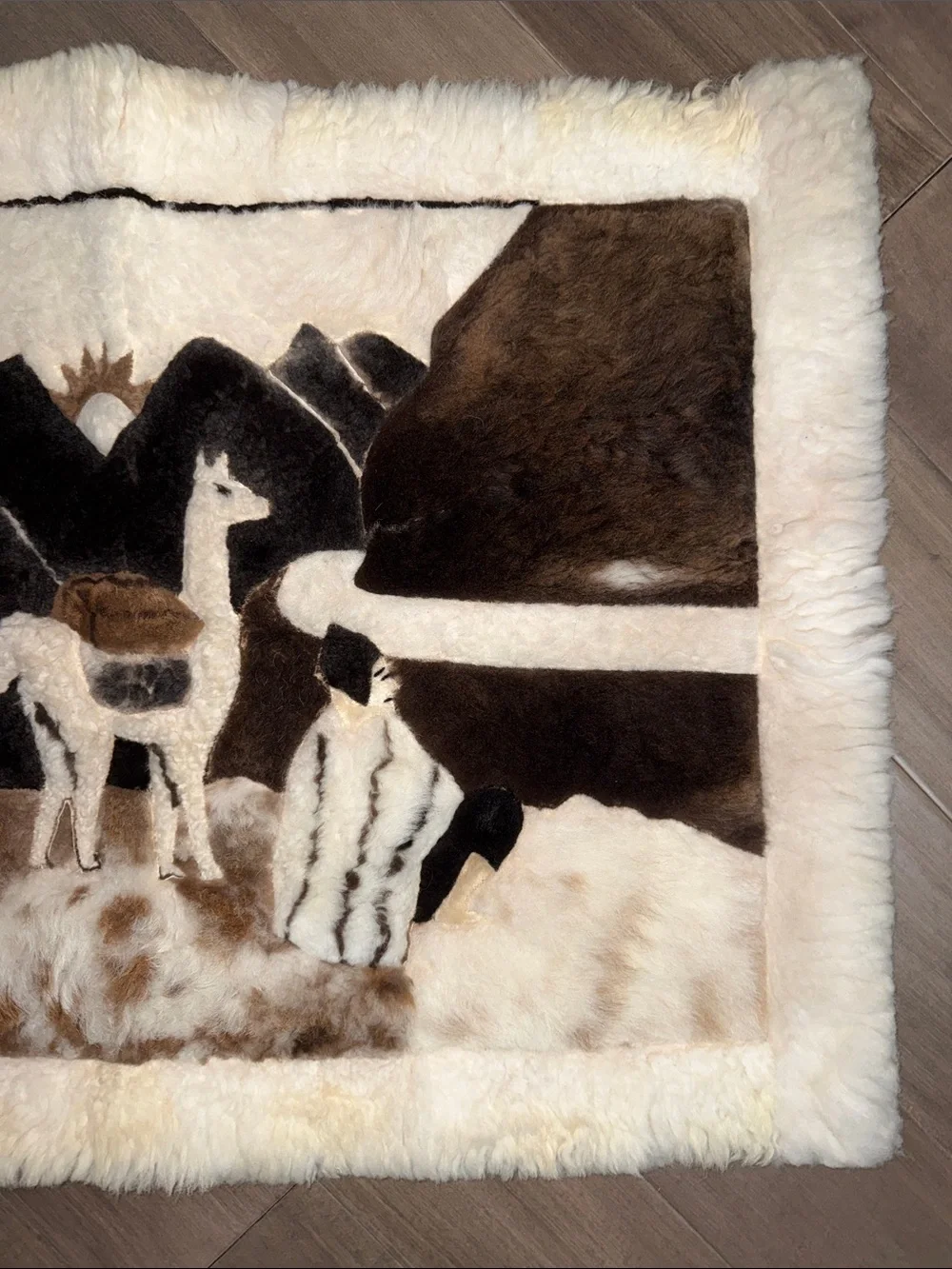 Handmade Peruvian Alpaca stunning vintage