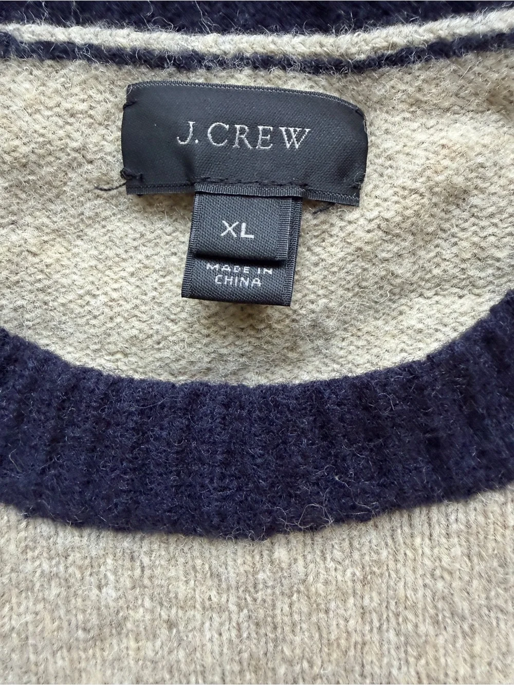 J. Crew neckline or