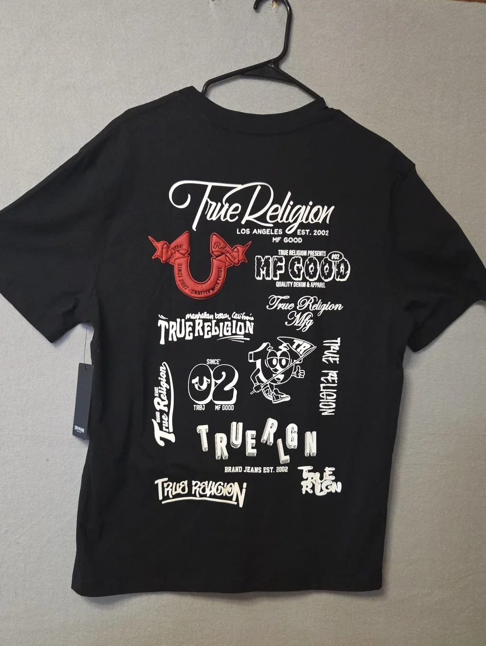 True Religion black crewneck