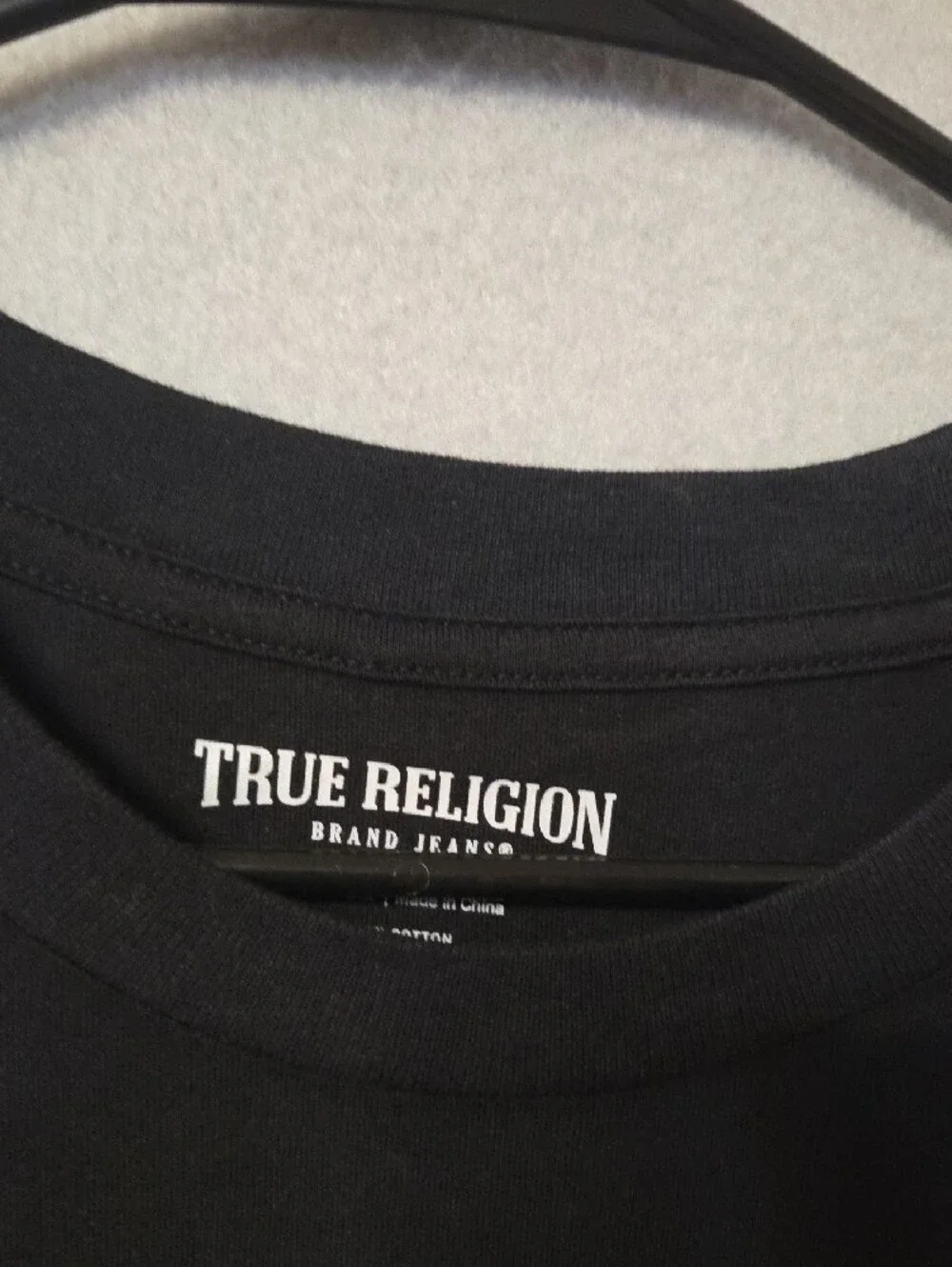 True Religion black crewneck