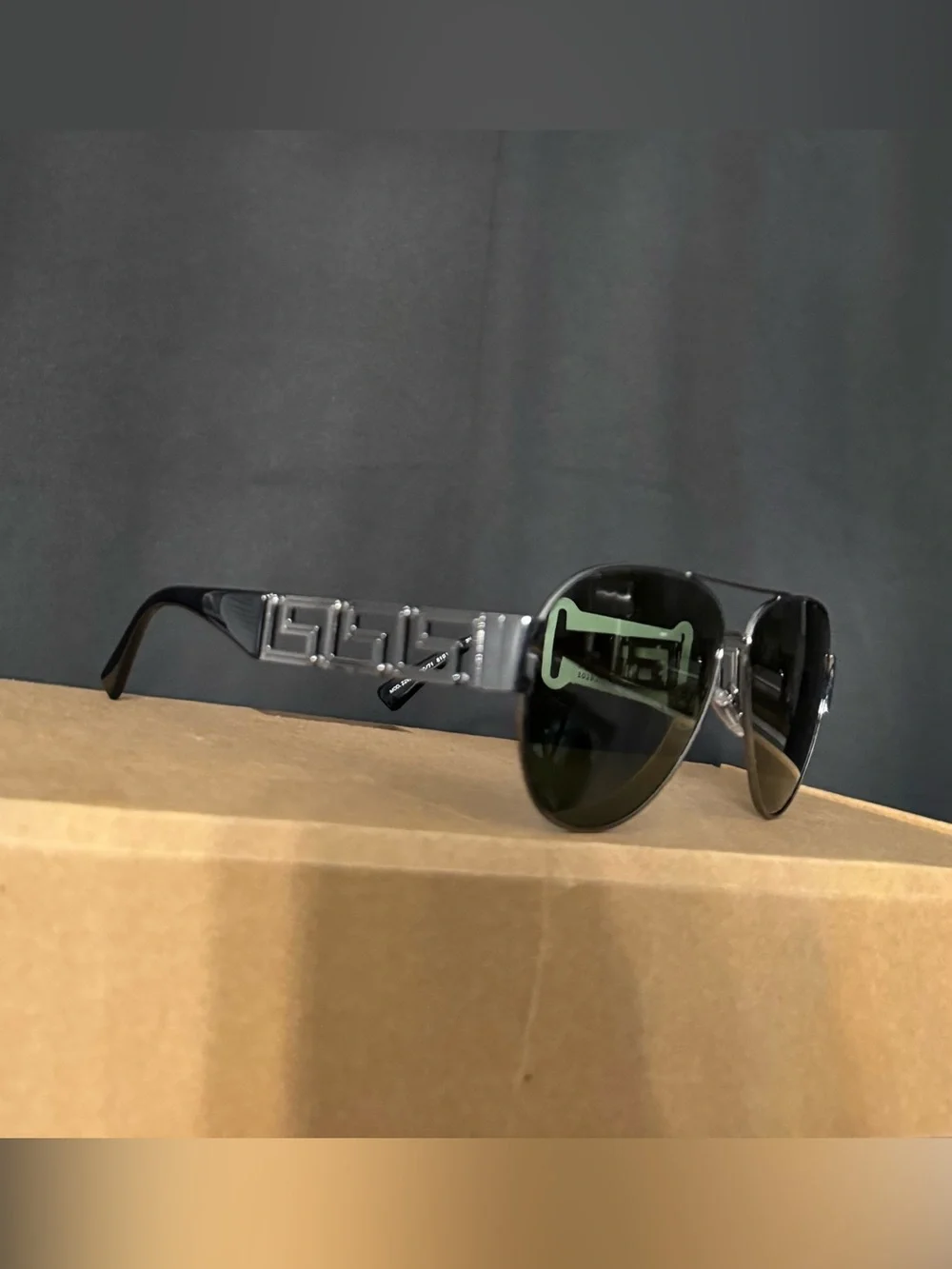 VERSACE VE2289 100071 Gunmetal Dark Green Men's Sunglasses 61-13-135