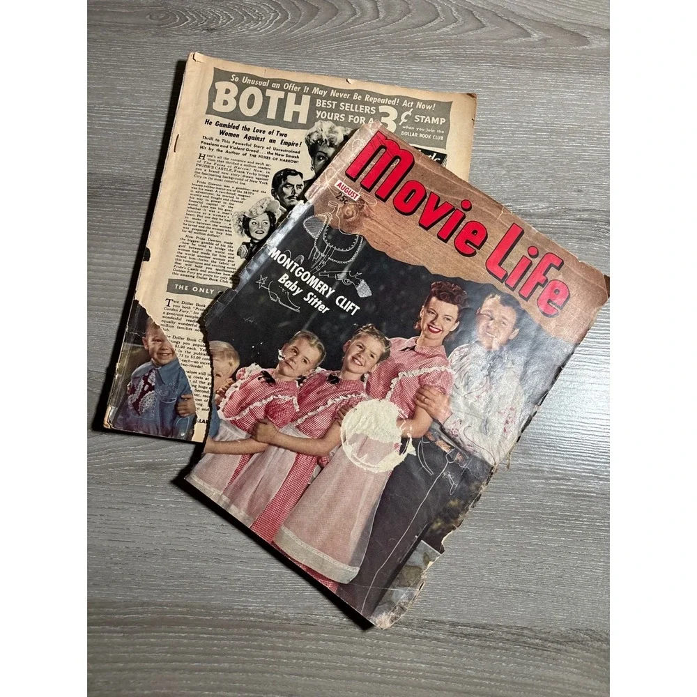 Vintage 1950s Movie Magazine Lot Photoplay Modern Screen Movie Debbie Reynolds