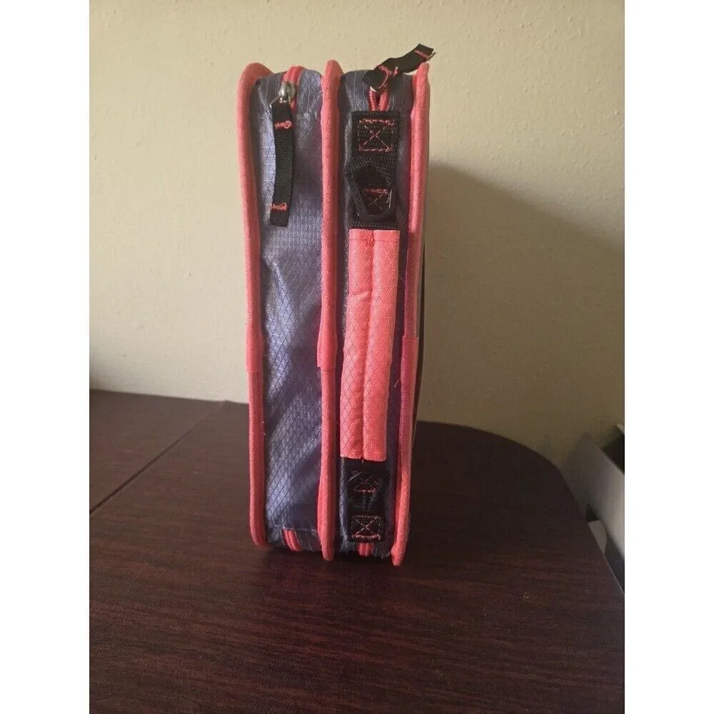 Mead Five Star Dual Ring Zipper Binder 1.5 Inch 950 Sheets Retro Pink Gray NEW