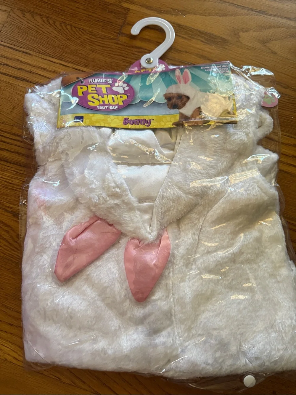 Rubies white pet shop bunny Dog costume New Large
