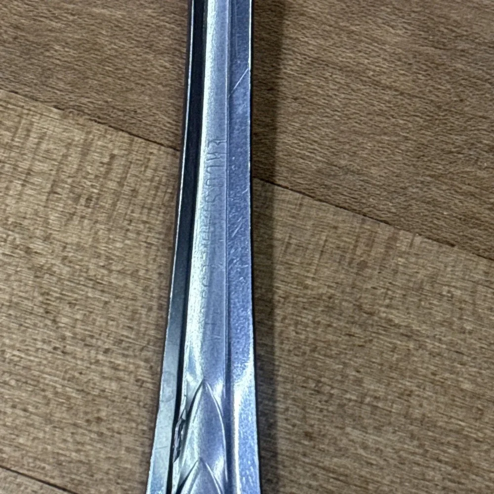 Ekco EKS7 Stainless Pie Server Glossy USA Chevron Geometric Center Flatware