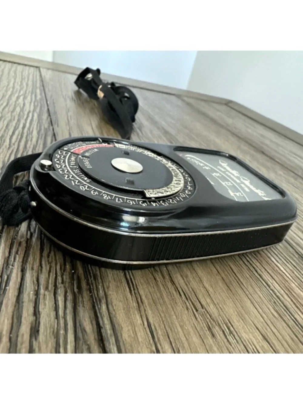Weston Master II Cine Exposure Meter Model 736 With Strap Vtg Photography Tool
