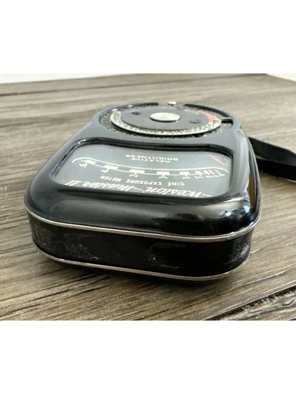Weston Master II Cine Exposure Meter Model 736 With Strap Vtg Photography Tool