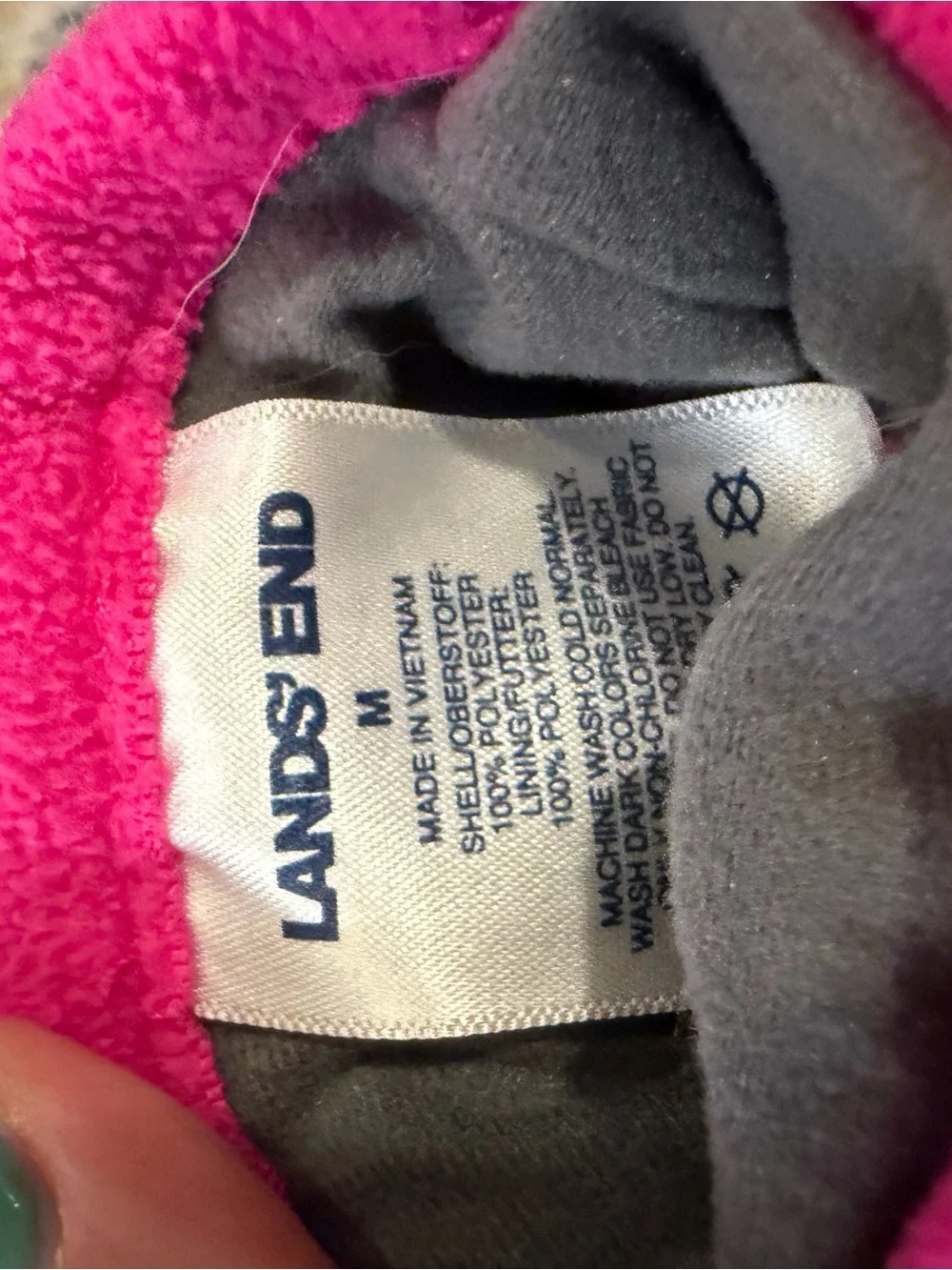 Lands End soft pink
