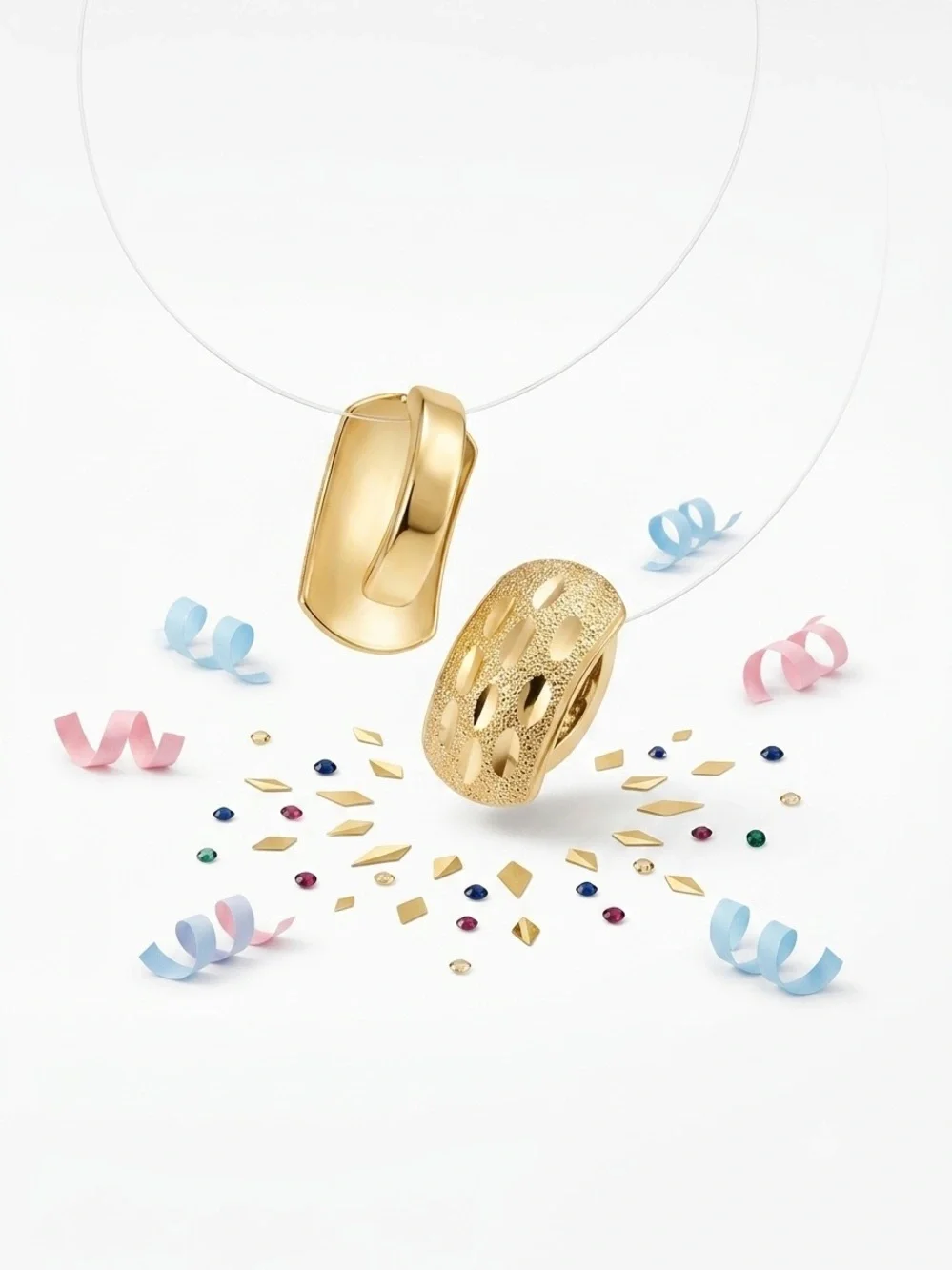 14k/18k Gold - Filled Textured Huggies elegant gold