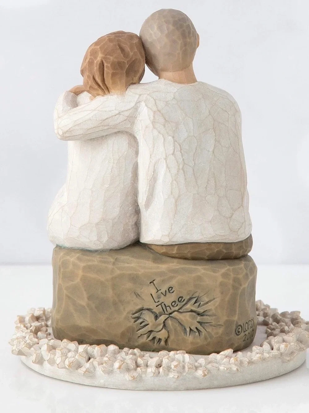 Willow Tree Anniversary, Sculpted Hand-Painted Cake Topper